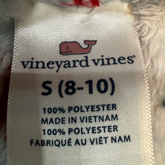 Vineyard Vines Kids High Pile Holiday / Winter Lounge Pants Size 8-10 - Picture 2 of 3